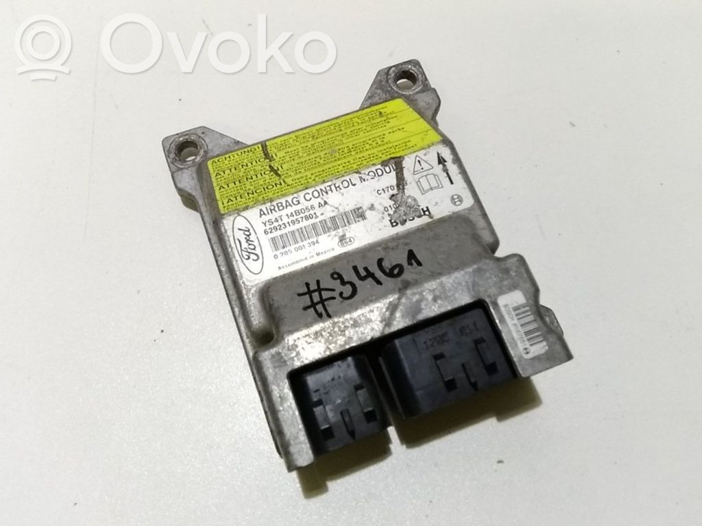 Airbag control unit/module   YS4T14B056AA,0285001394