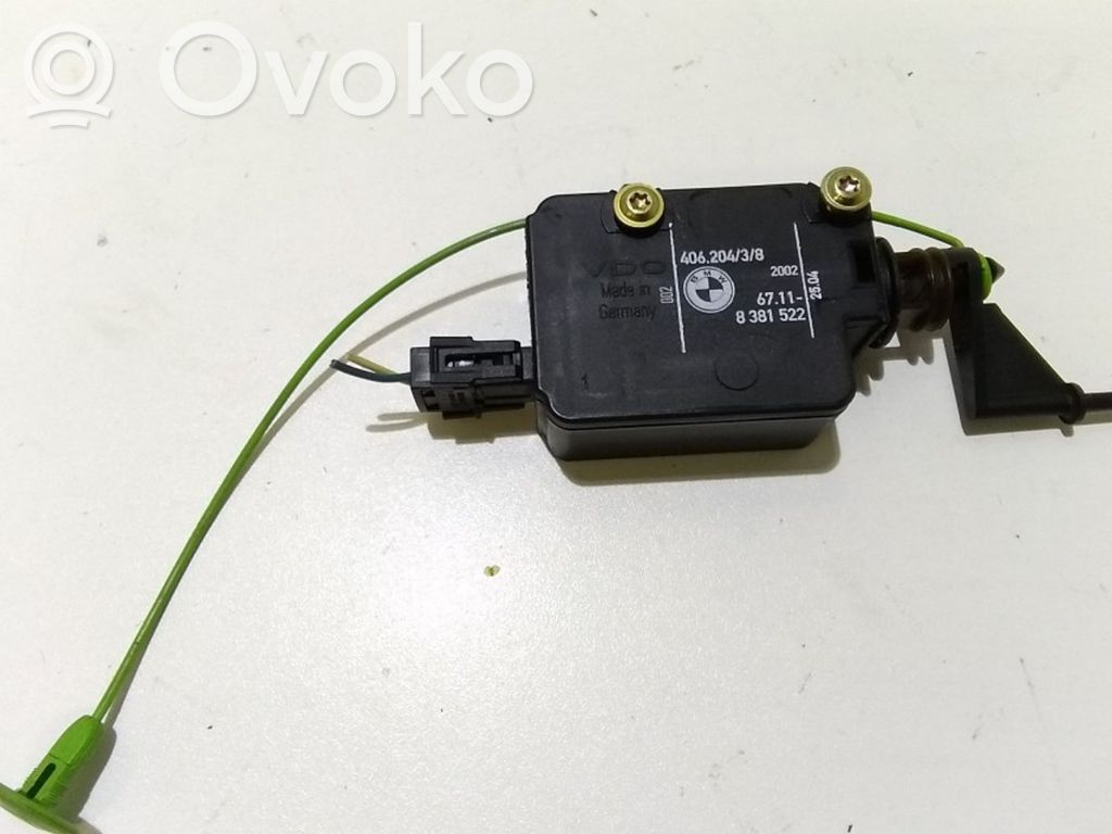 BMW 7 E65 E66 Siłownik klapki wlewu paliwa 