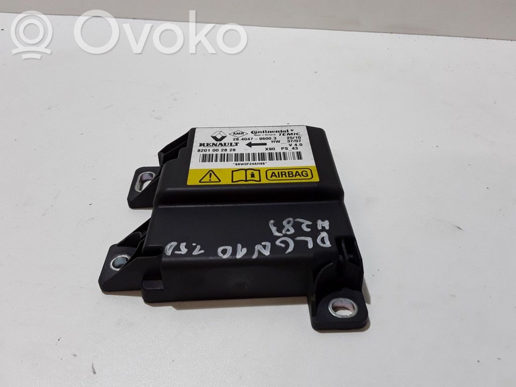 Dacia Logan VAN Airbag control unit/module 
