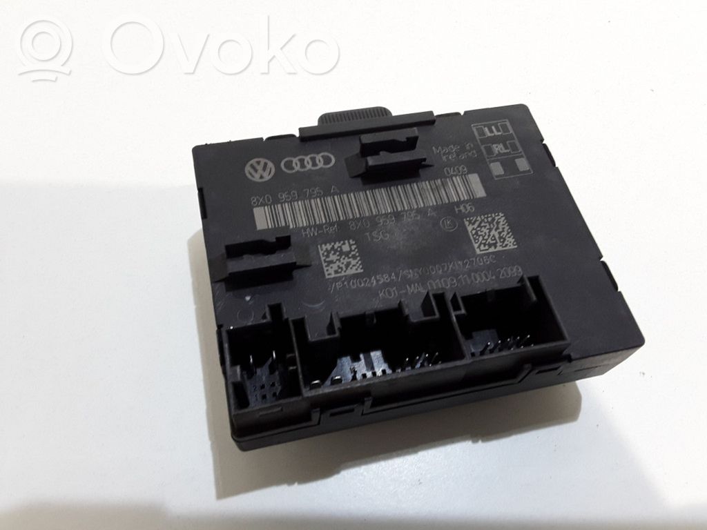 Other control units/modules   8X0959795