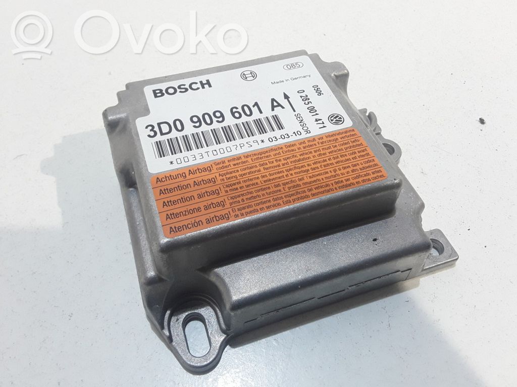 Airbag control unit/module   3D0909601A