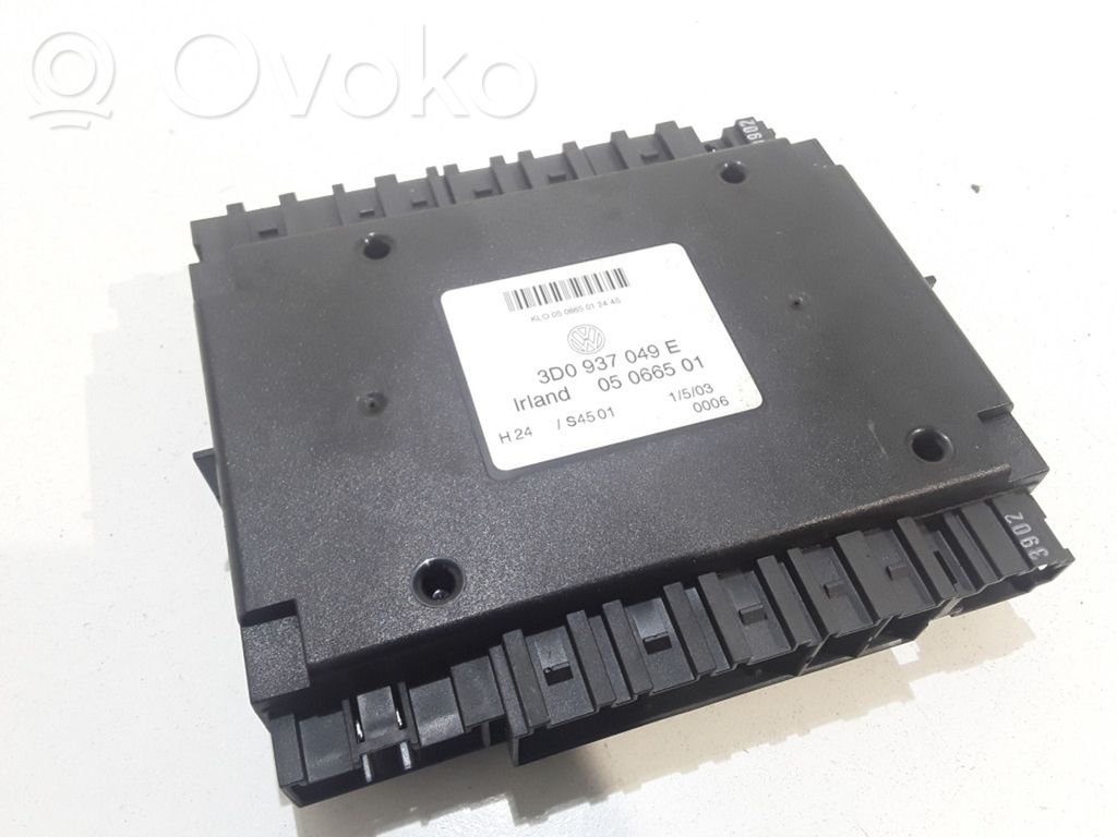 Other control units/modules   3D0937049E