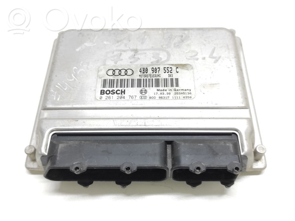 Engine control unit/module   4B0907552C,0261204767