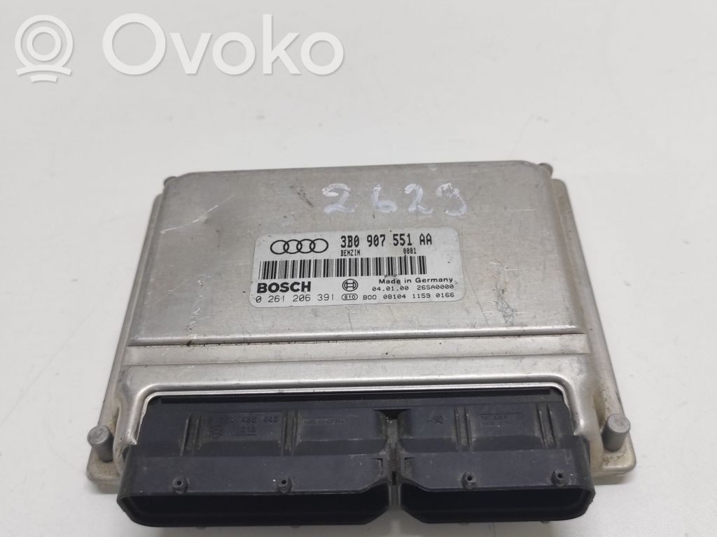 Engine control unit/module   3B0907551AA,0261206391