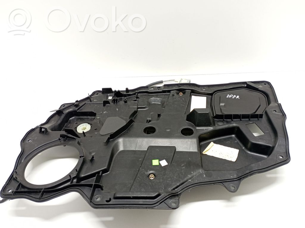Mazda 2 Front window lifting mechanism without motor 