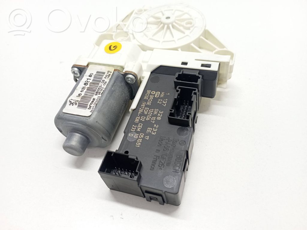 Peugeot 407 Silnik regulatora szyby drzwi przednich 