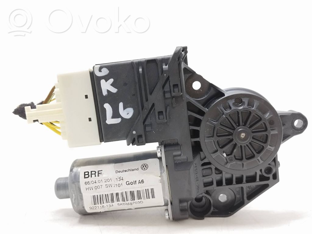 Volkswagen Golf VI Silniczek podnoszenia szyby drzwi tylnych 