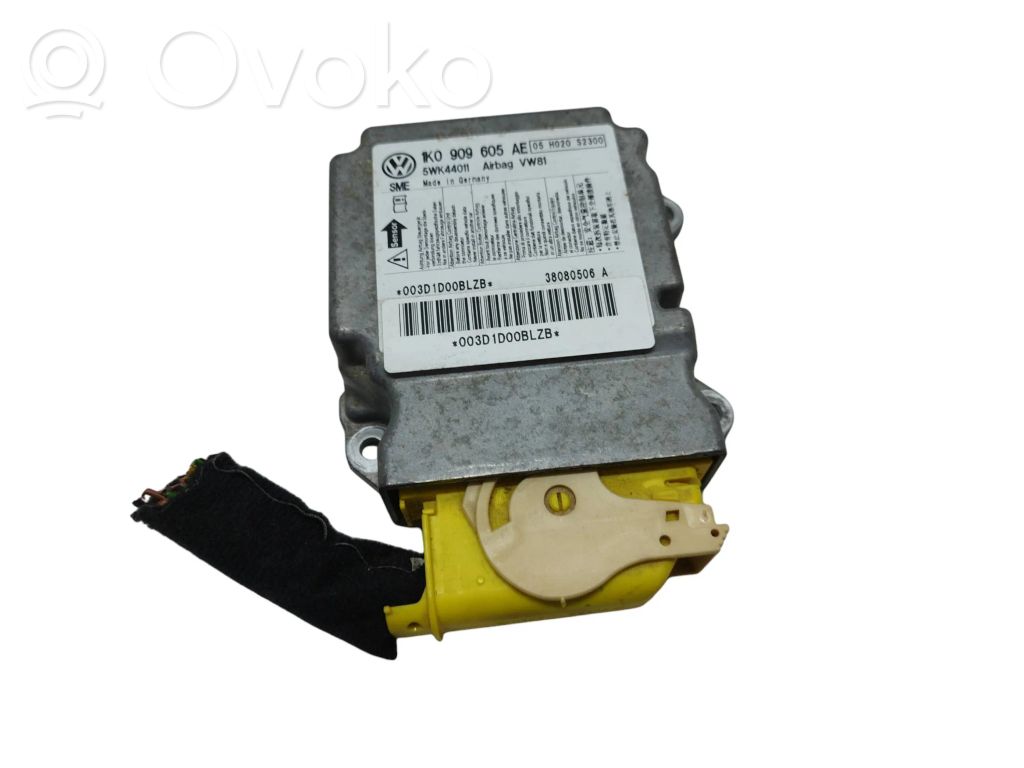 Airbag control unit/module   1K0909605AE,5WK44011