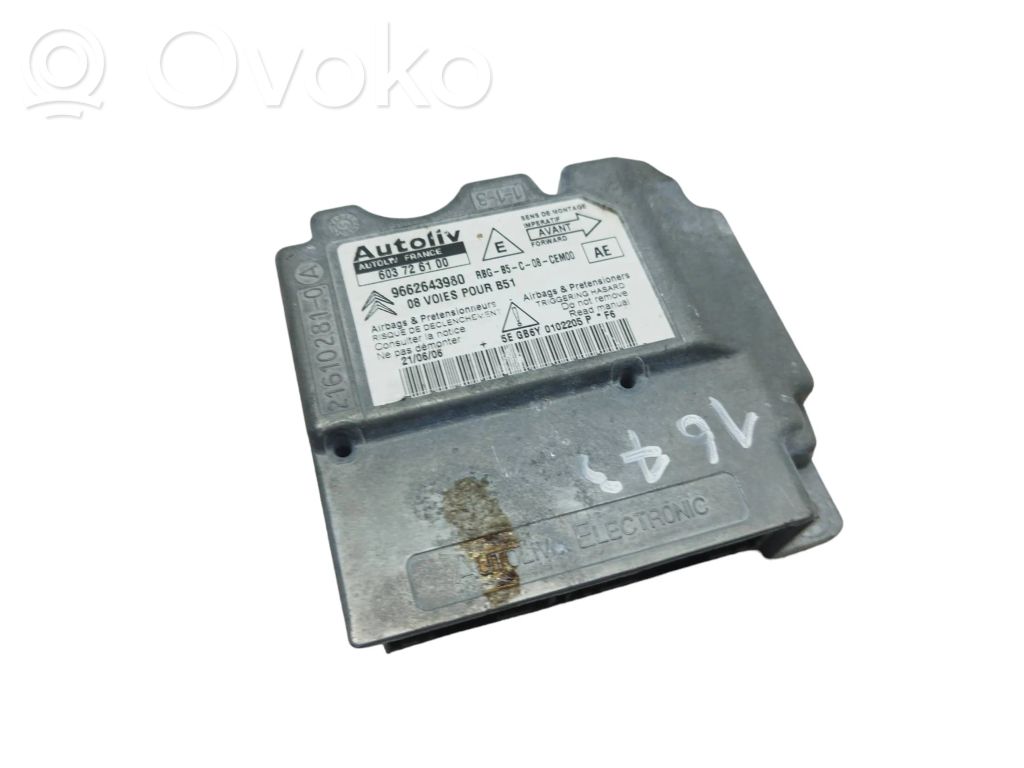 Citroen C4 I Centralina/modulo airbag