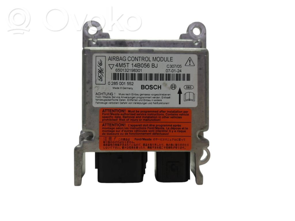 Unidad de control/módulo del Airbag   4M5T14B056BJ,650132198301,0285001552