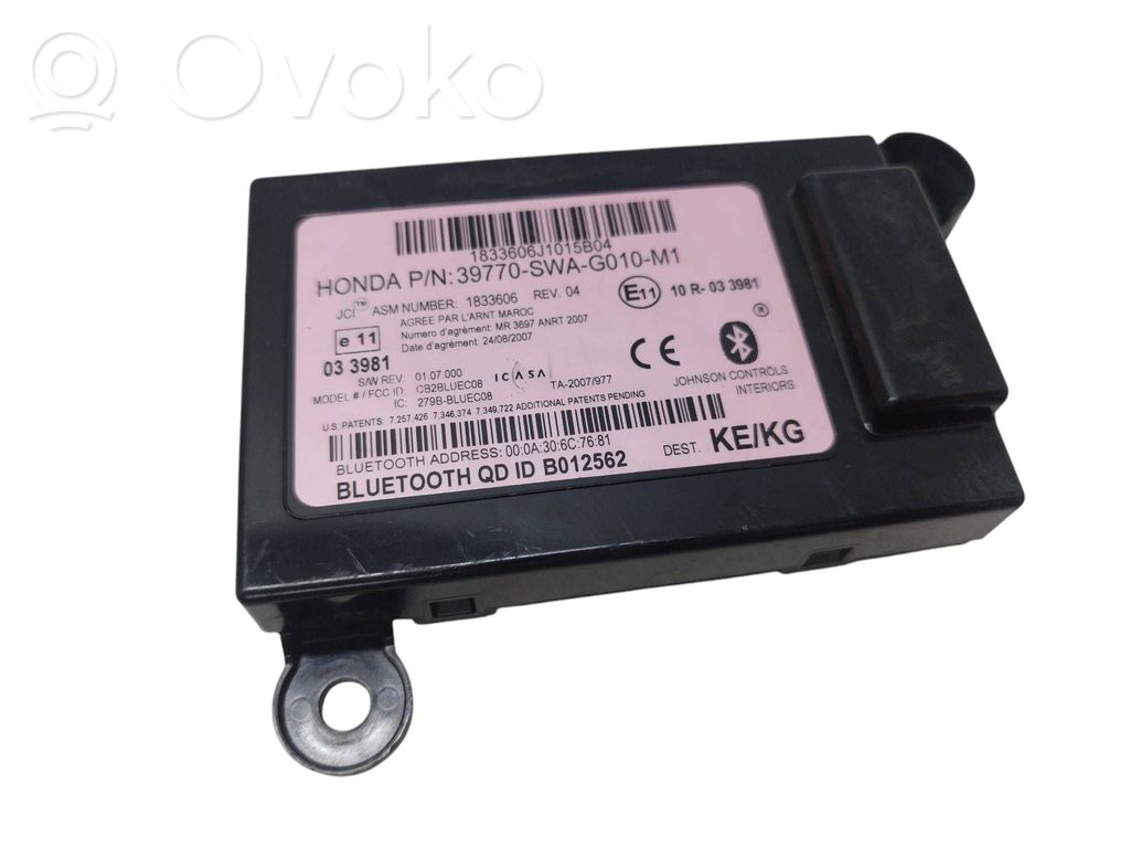 Honda CR-V Bluetooth modulis 