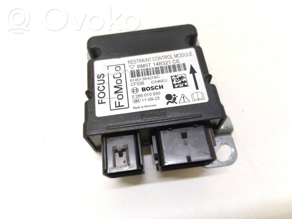 Airbag control unit/module   BM5T14B321CE,0285010930,6100136421BC