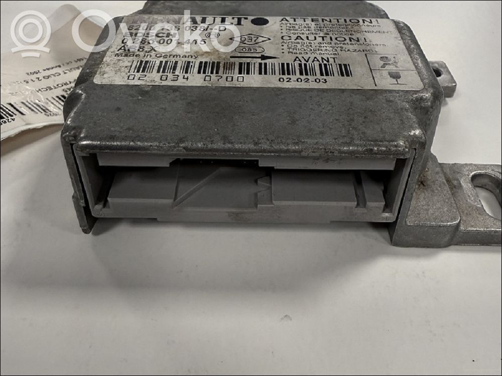 Airbag control unit/module   8200375763