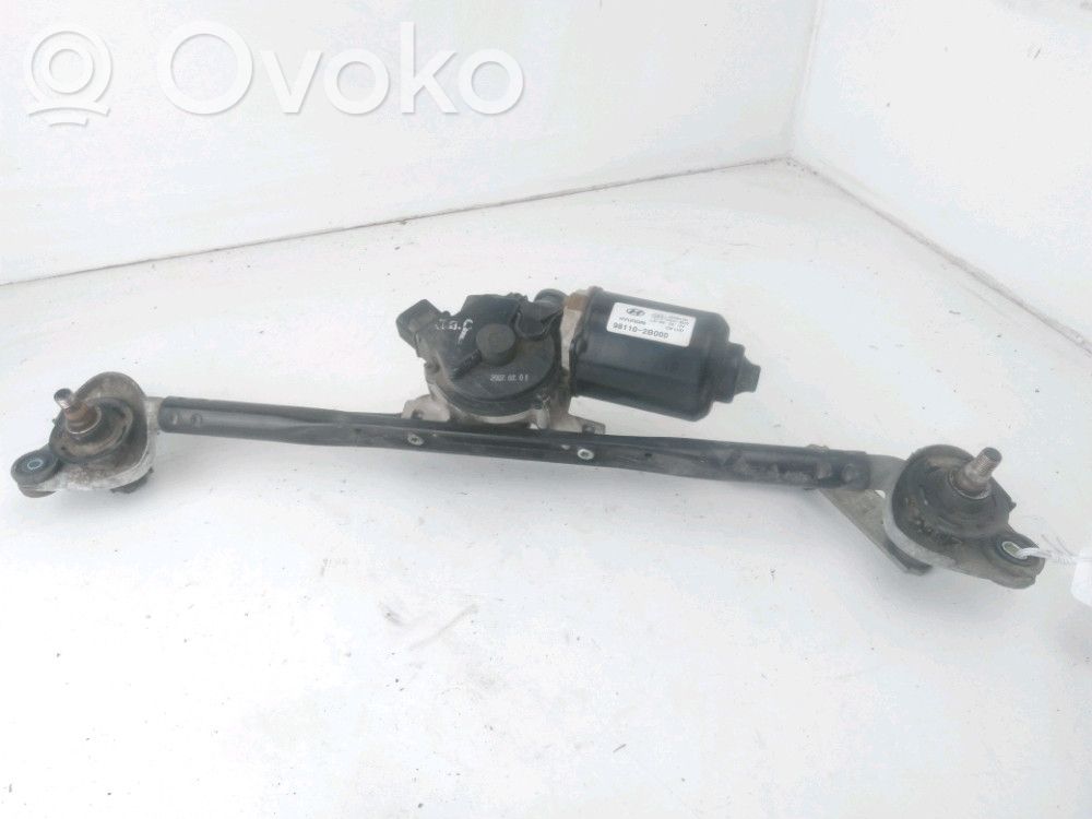 Hyundai Santa Fe Motor y varillaje del limpiaparabrisas delantero