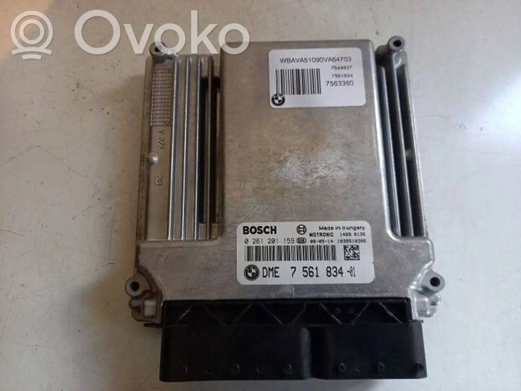Engine control unit/module   7561834,1039S10306,0261201159