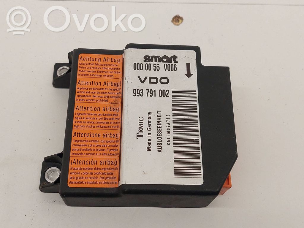 Smart ForTwo I Airbag control unit/module 