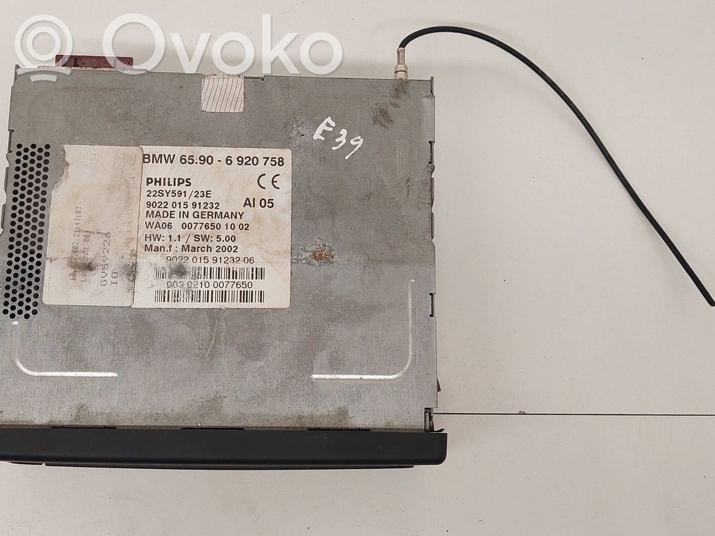 BMW 5 E39 Navigation unit CD/DVD player 
