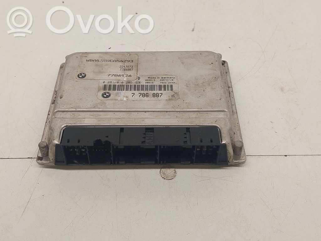 BMW 3 E46 Unidad de control/módulo del motor 