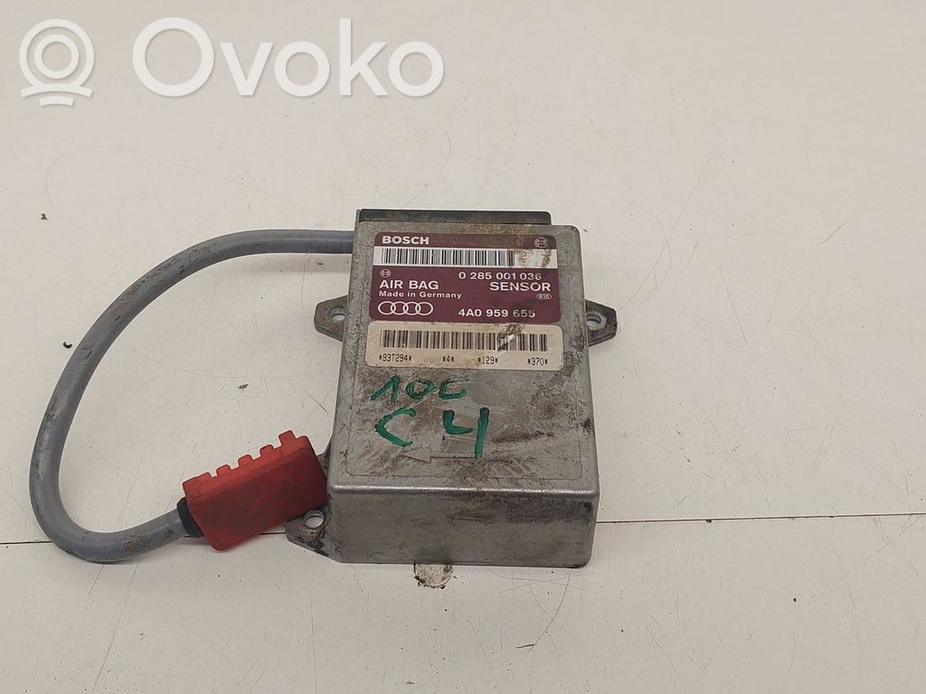 Airbag control unit/module   4A0959655,0285001036,93T294