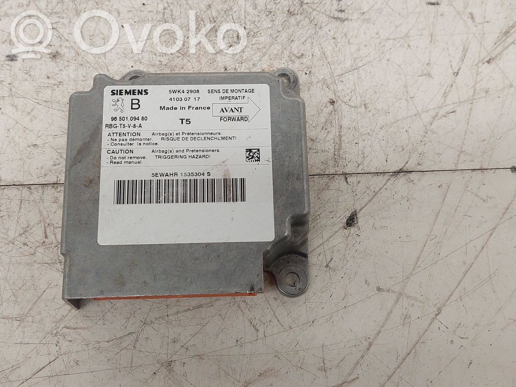 Peugeot 307 Airbag control unit/module 