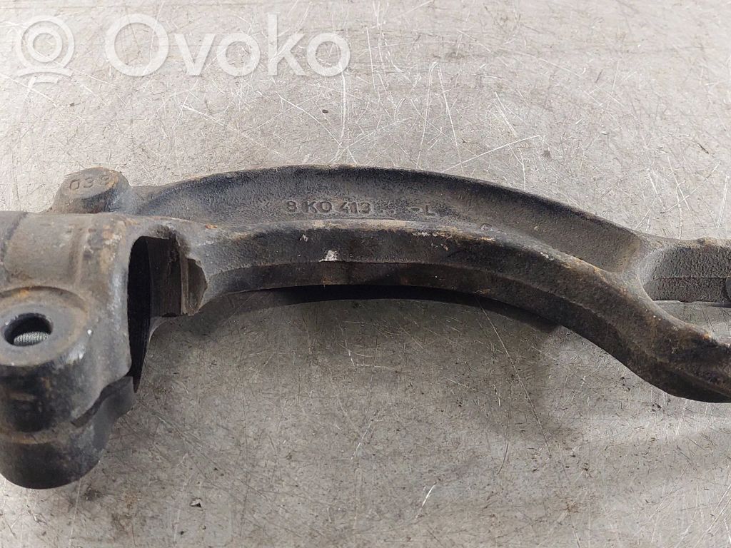 Audi A4 S4 B8 8K Mocowanie / Wspornik dolny amortyzatora osi przedniej 