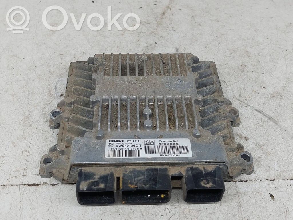 Citroen Berlingo Engine control unit/module 