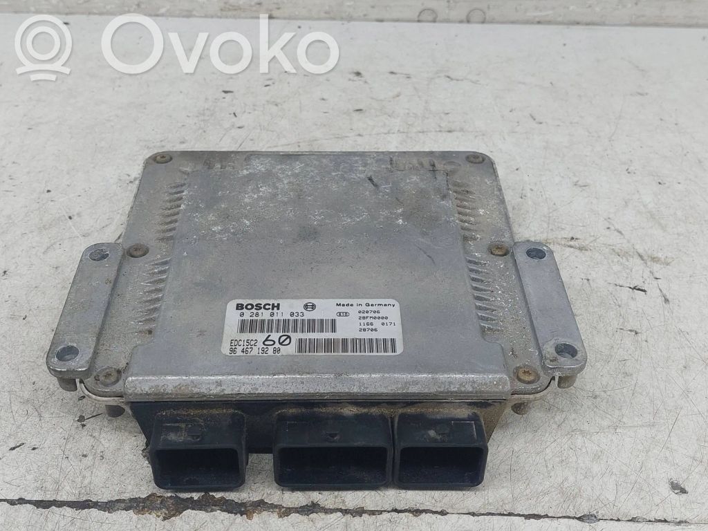 Peugeot 806 Engine control unit/module 