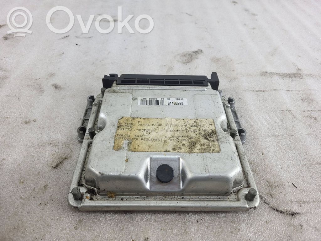 Peugeot 206 Engine control unit/module 