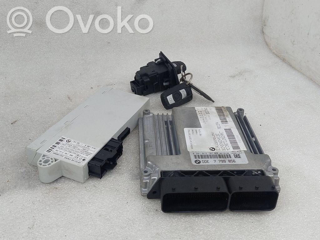 BMW 3 E90 E91 Engine ECU kit and lock set 