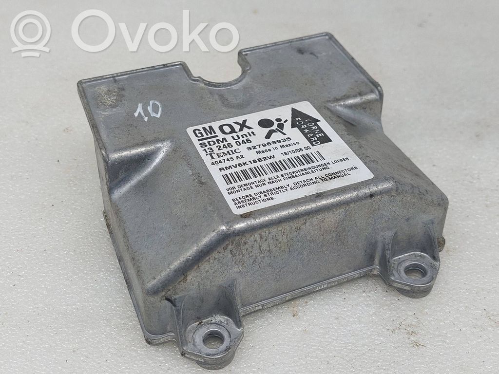 Opel Zafira B Sterownik / Moduł Airbag 