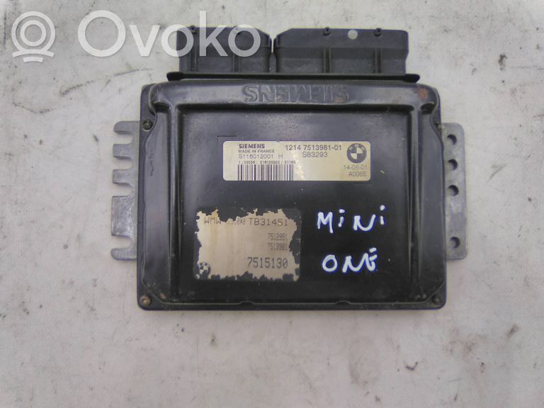 Mini One - Cooper R50 - 53 Engine control unit/module 