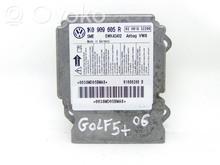 Unidad de control/módulo del Airbag   1K0909605R