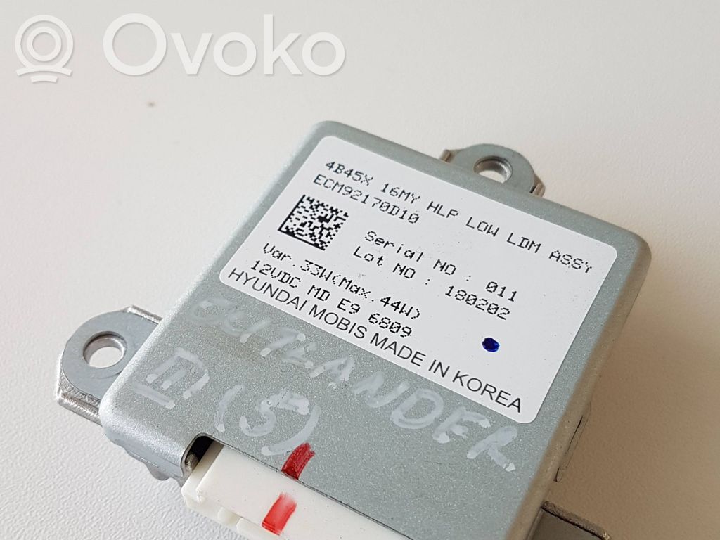 Sterownik / moduł świateł Xenon   ECM92170D10,48492170D10,180202,4B45X16MY