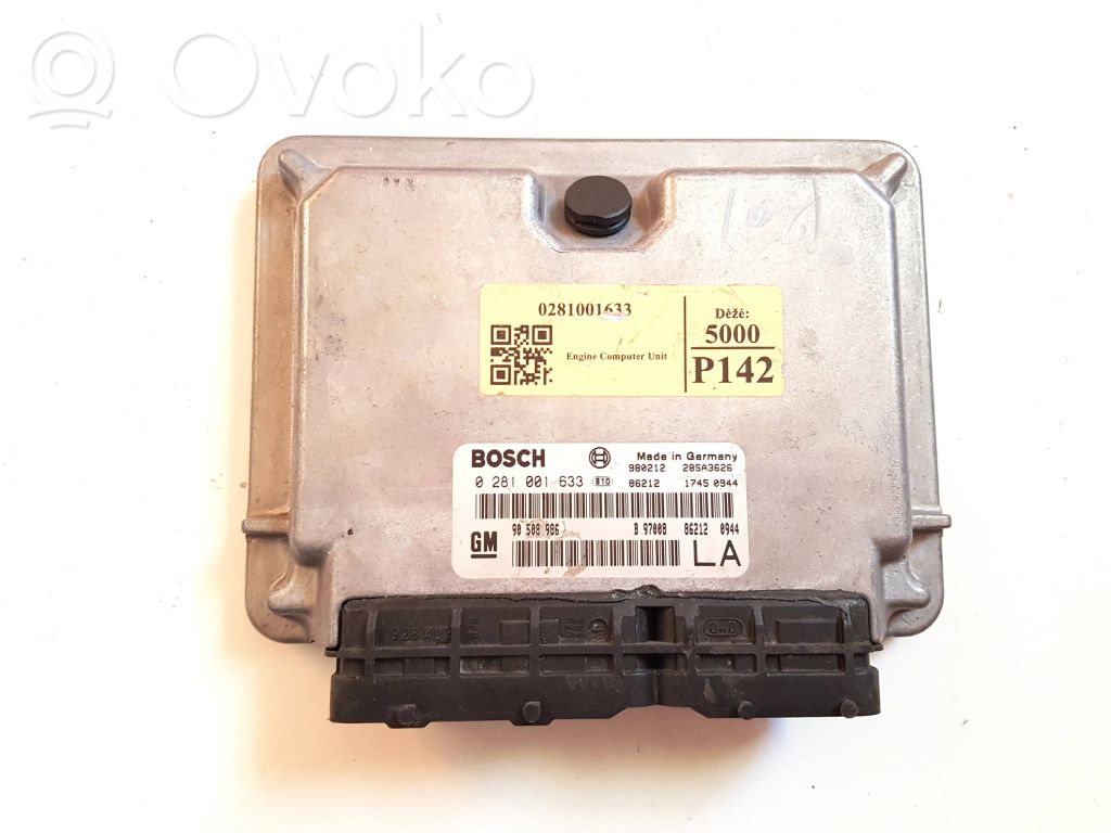 Engine control unit/module   90508986,0281001633