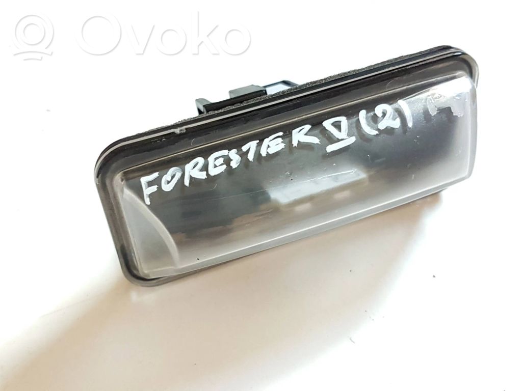 Subaru Forester SK Numerio apšvietimas 