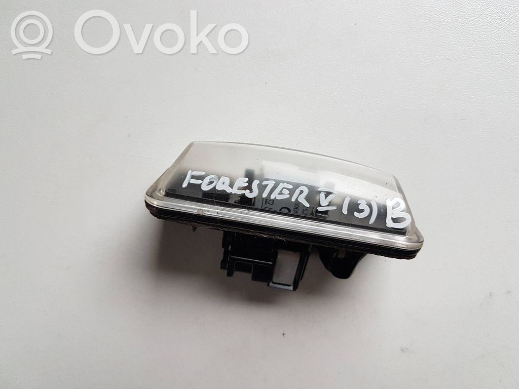 Subaru Forester SK Numerio apšvietimas 
