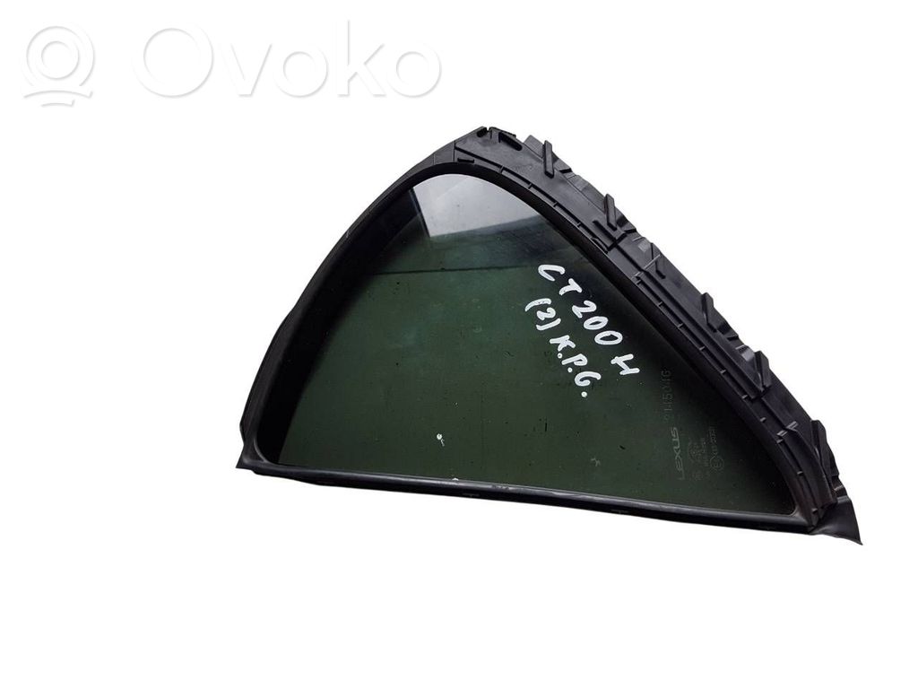 Lexus CT 200H Ventanilla de ventilación de la puerta trasera 