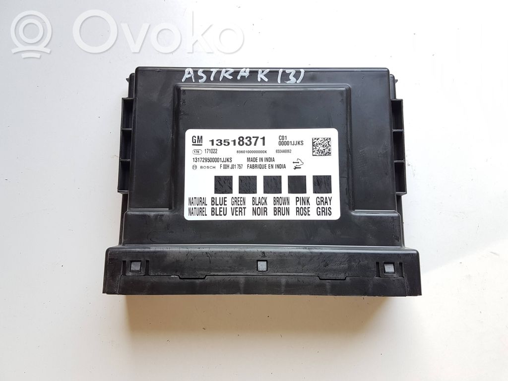 Opel Astra K Mukavuusmoduuli 