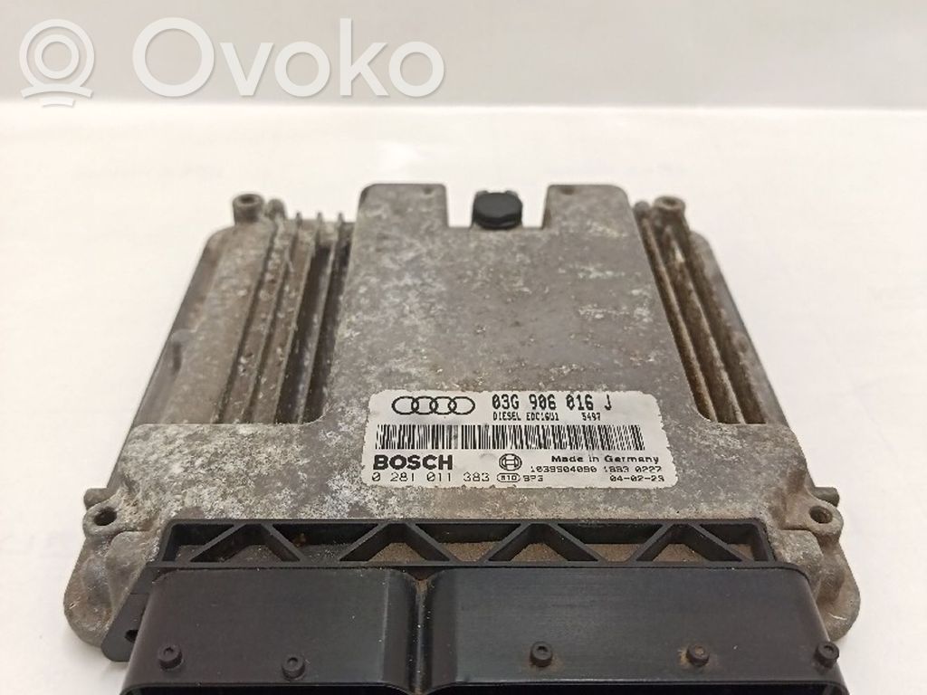 Unidad de control/módulo del motor   0281011383,03G906016J,EDC16U1