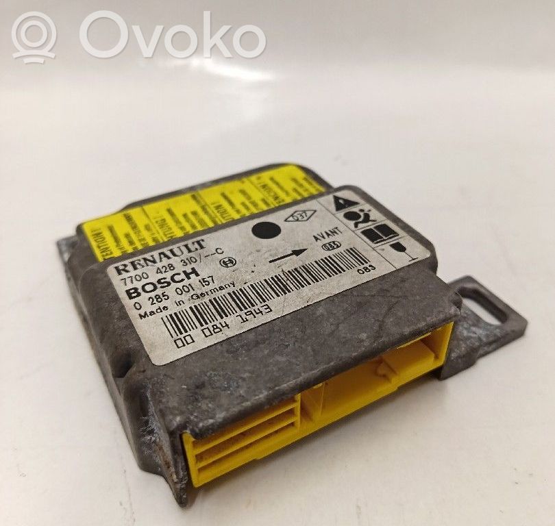 Airbag control unit/module   7700428310,0285001157