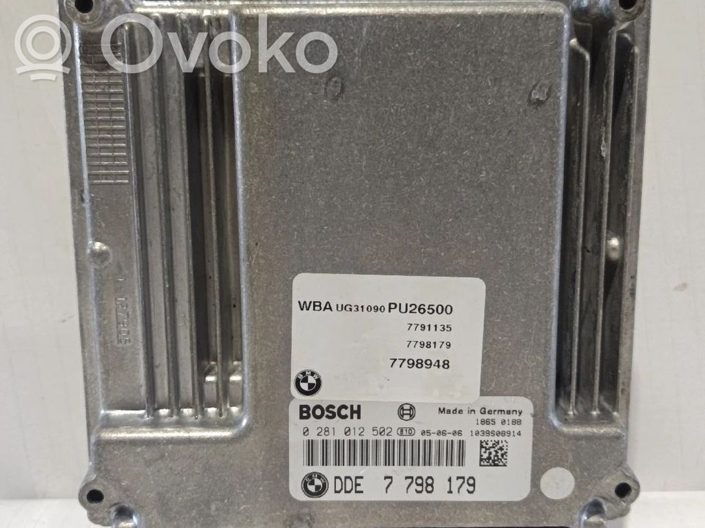 Engine control unit/module   0281012502,1039S08914,DDE7798179