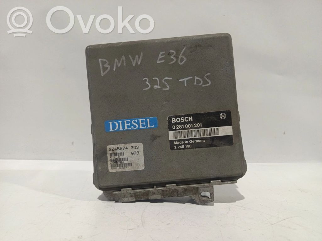 BMW 3 E36 Unitate/modul de control motor 