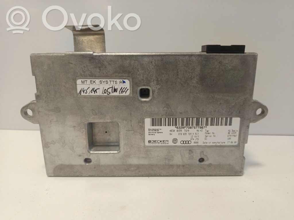 Muut ohjainlaitteet/moduulit   8T0035729,4E0035729,8T0035462