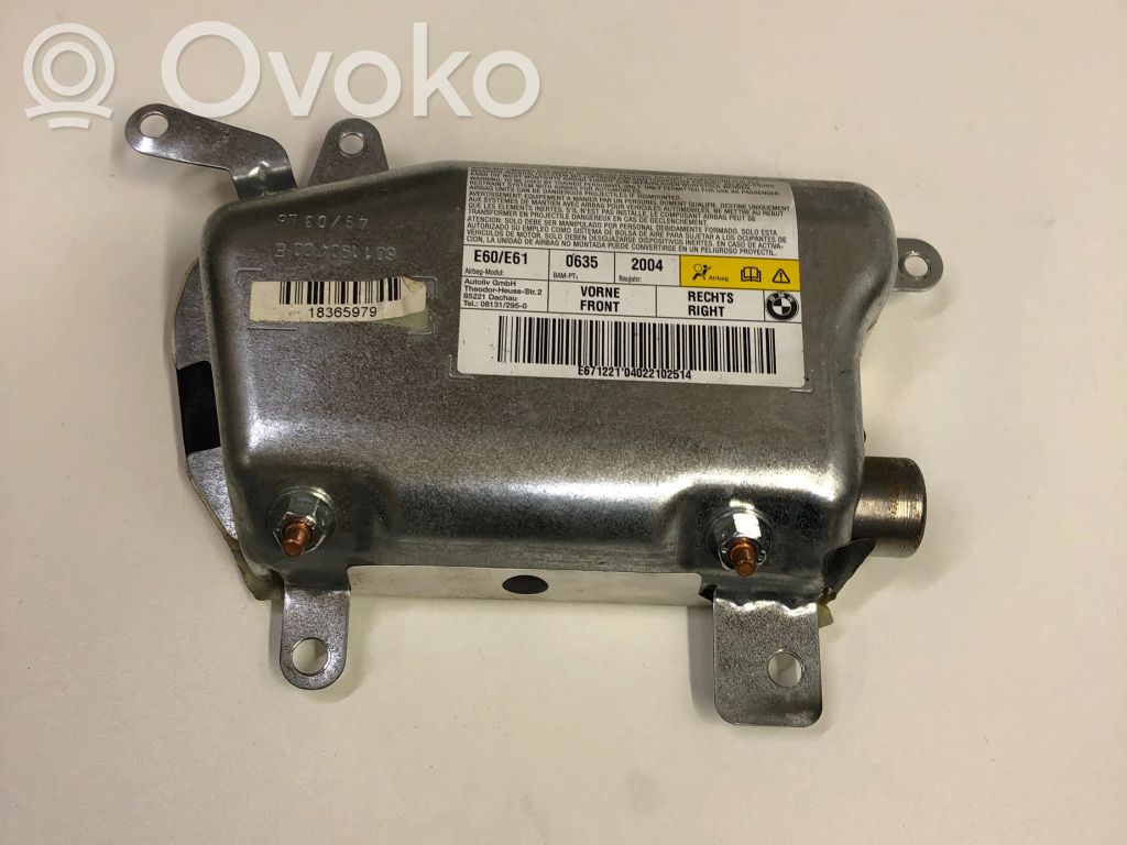 BMW 5 E60 E61 Front door airbag 