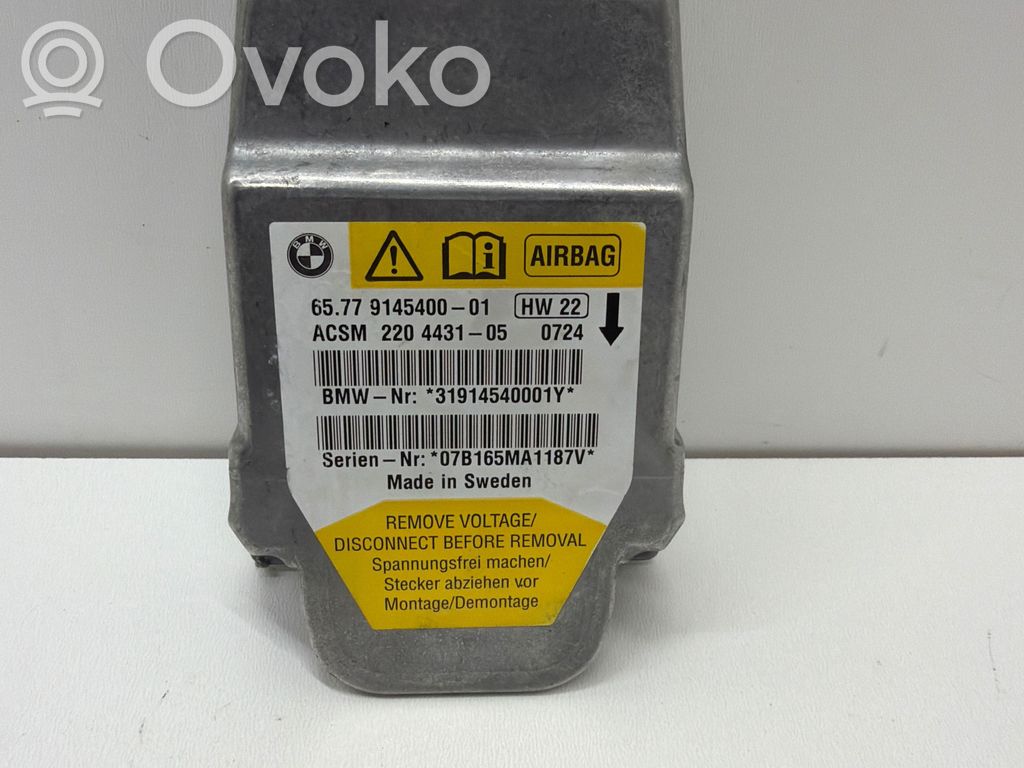BMW 5 E60 E61 Airbagsteuergerät 