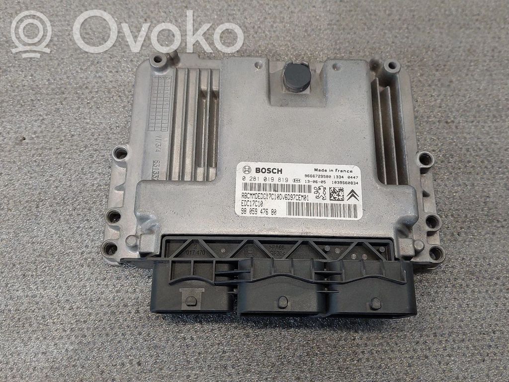 Engine control unit/module   019,281,819,9666729580