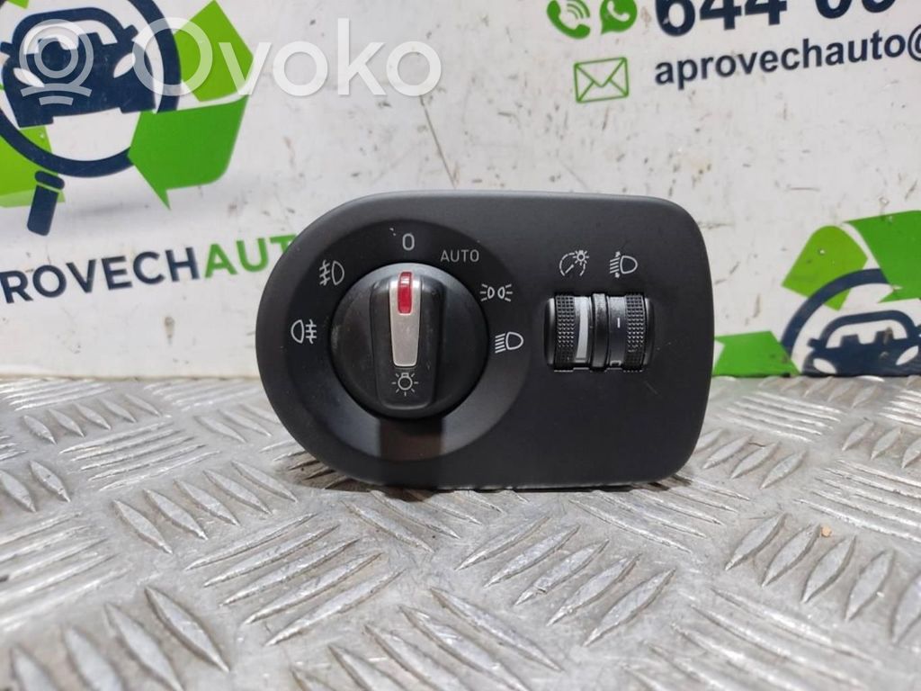 Seat Leon (1P) Regler Dimmer Schalter Beleuchtung Kombiinstrument Cockpit 