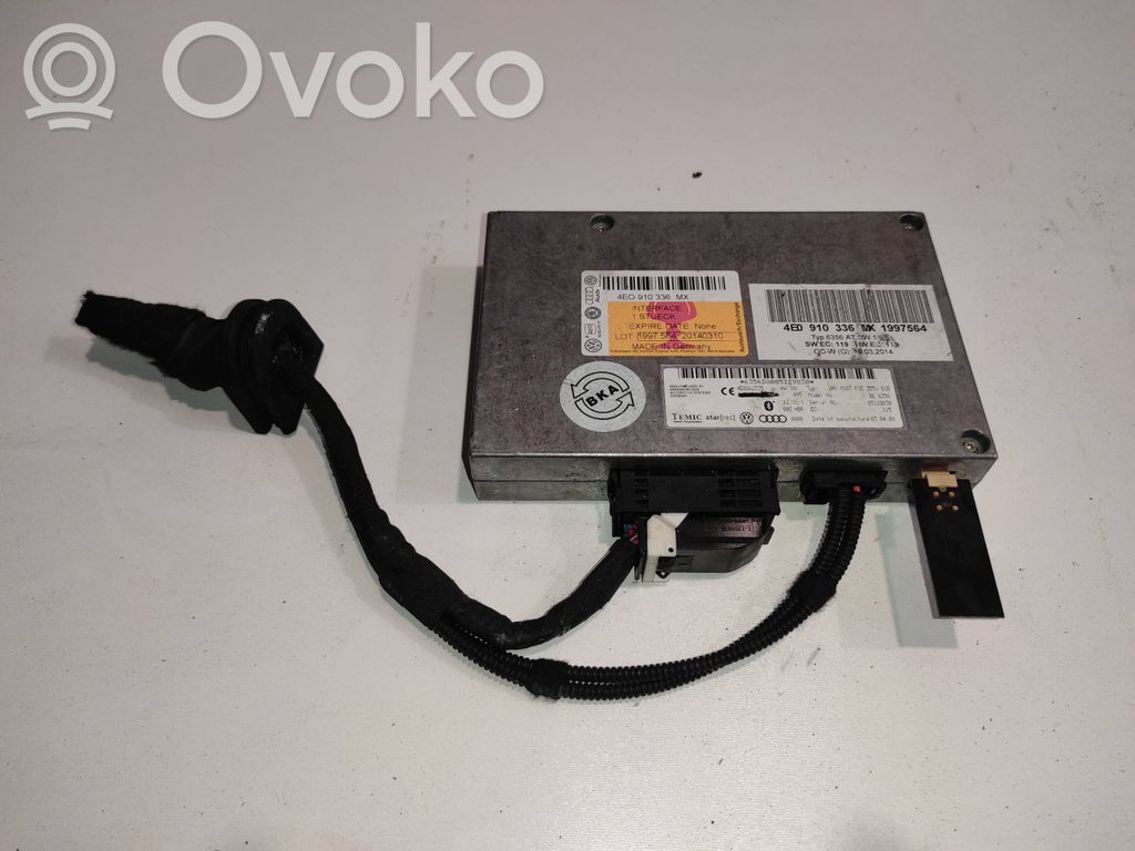 Audi A8 S8 D3 4E Module unité de contrôle Bluetooth 