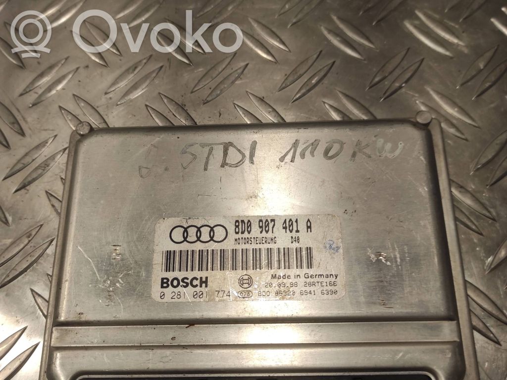 Audi A4 S4 B5 8D Engine control unit/module 