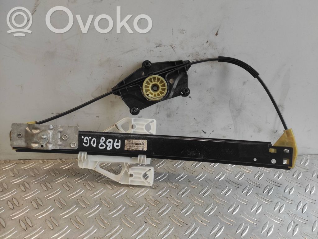 Audi A4 S4 B8 8K Mechanizm podnoszenia szyby tylnej bez silnika 